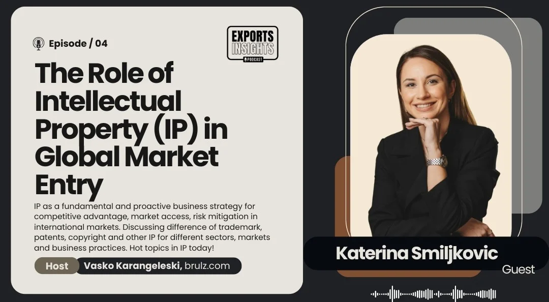 Katerina Smiljkovic, guest on the Exports Insights podcast