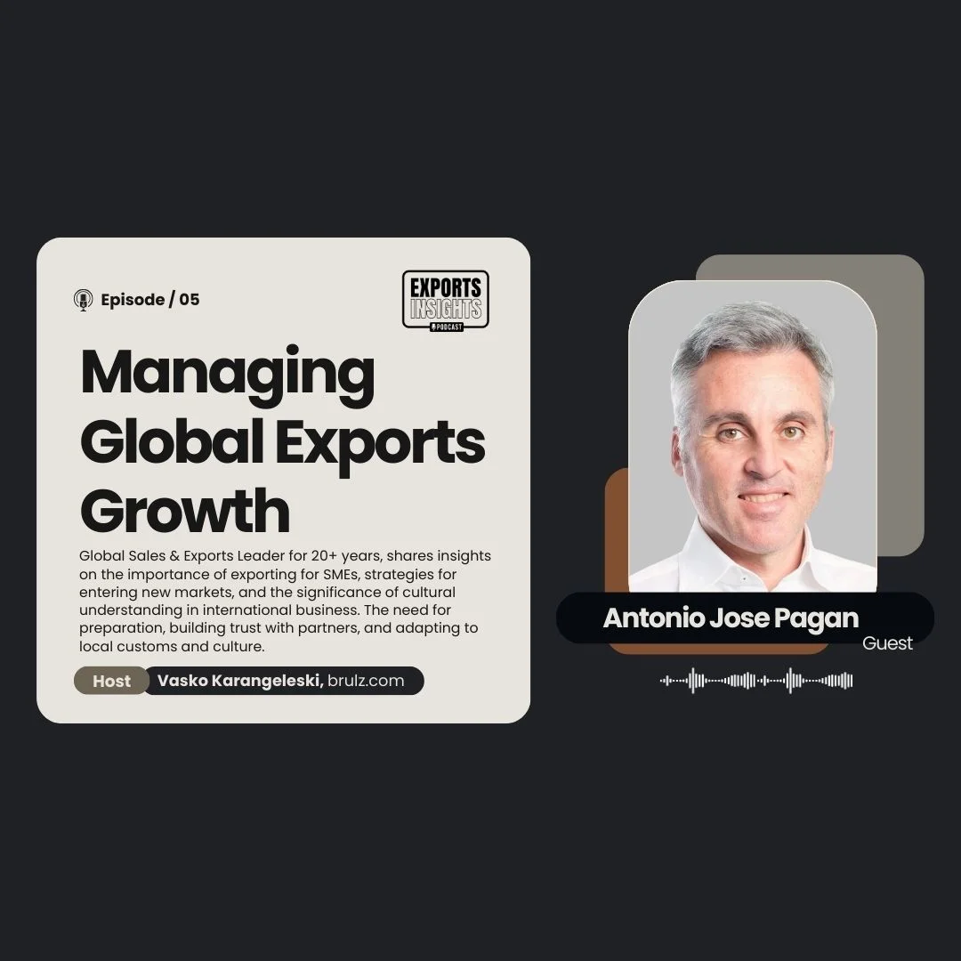 Antonio J Pagan, guest on the Exports Insights podcast